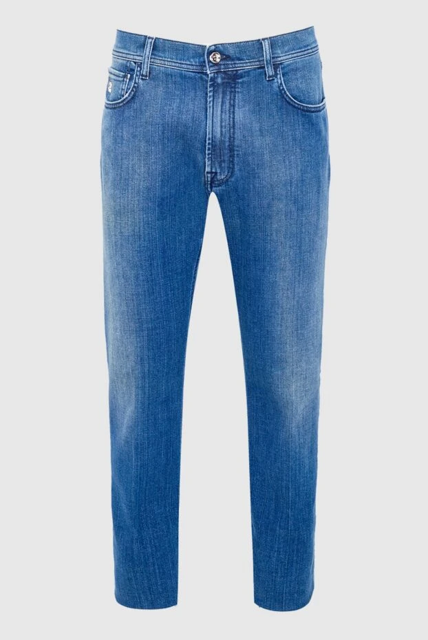 Stefano Ricci джинсы из хлопка синие мужские 162878 - фото 1