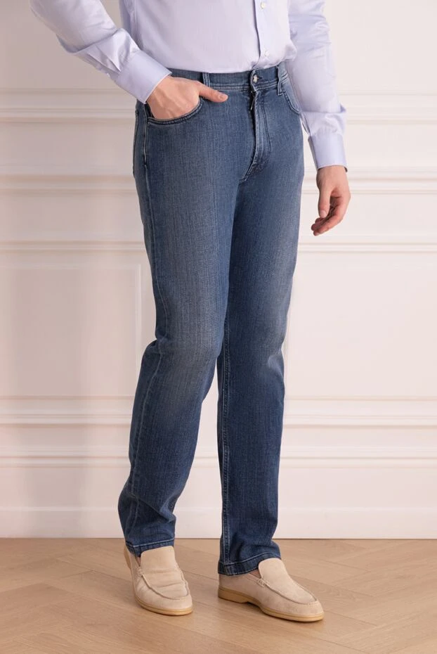 Stefano Ricci blue cotton jeans for men 162878 - photo 3