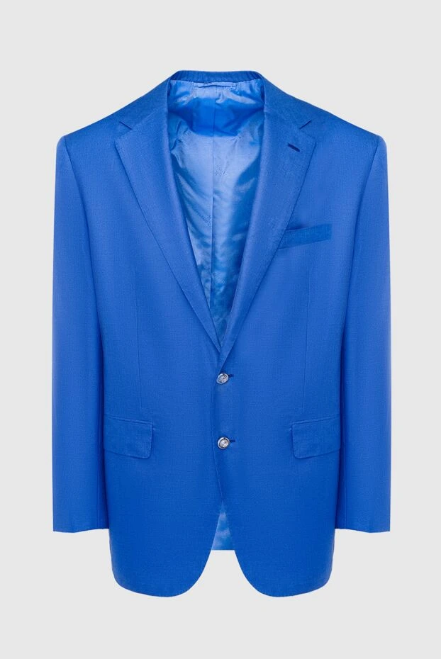 Stefano Ricci blue cashmere and silk jacket for men 162903 - photo 1