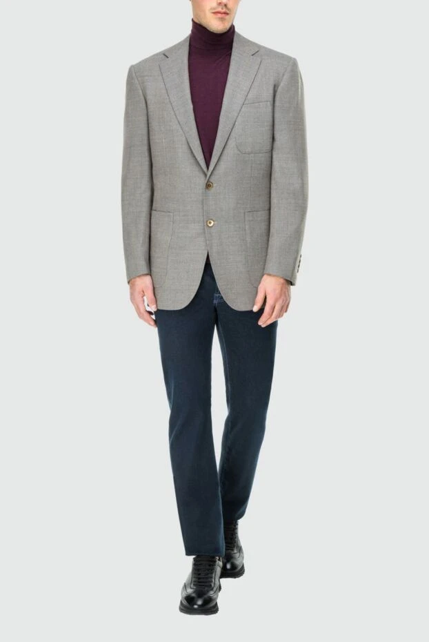 Stefano Ricci gray wool jacket for men 162904 - photo 2
