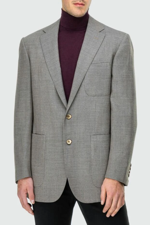 Stefano Ricci gray wool jacket for men 162904 - photo 3
