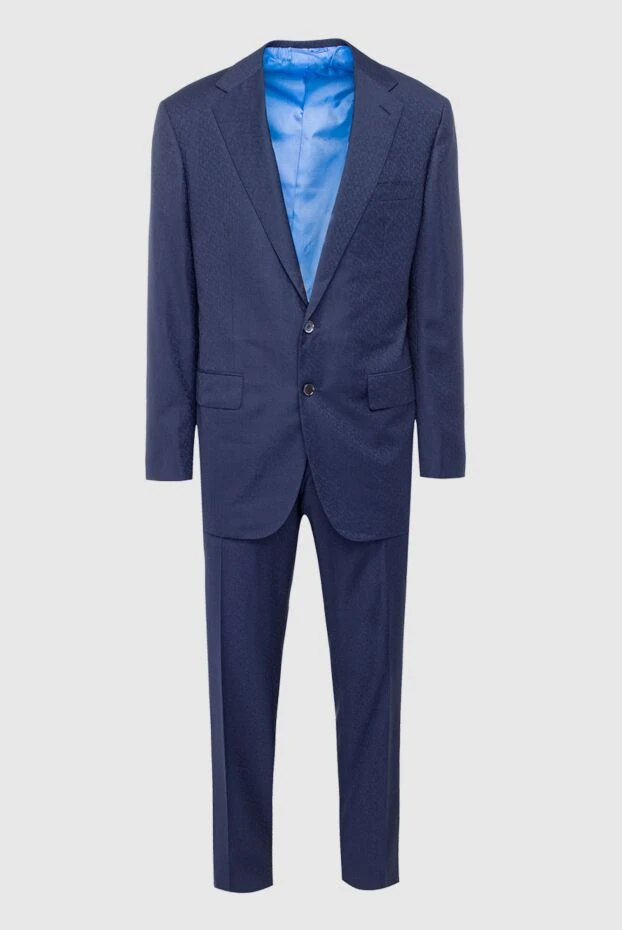 Stefano Ricci men's suit made of wool blue 162919 - photo 1