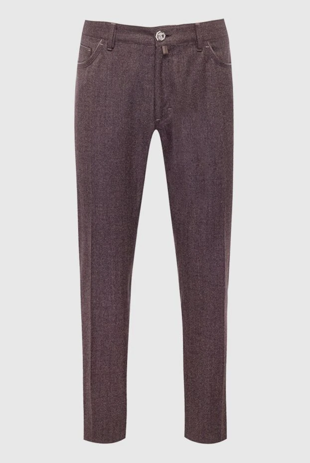 Stefano Ricci pure wool trousers in rich brown 162923 - photo 1