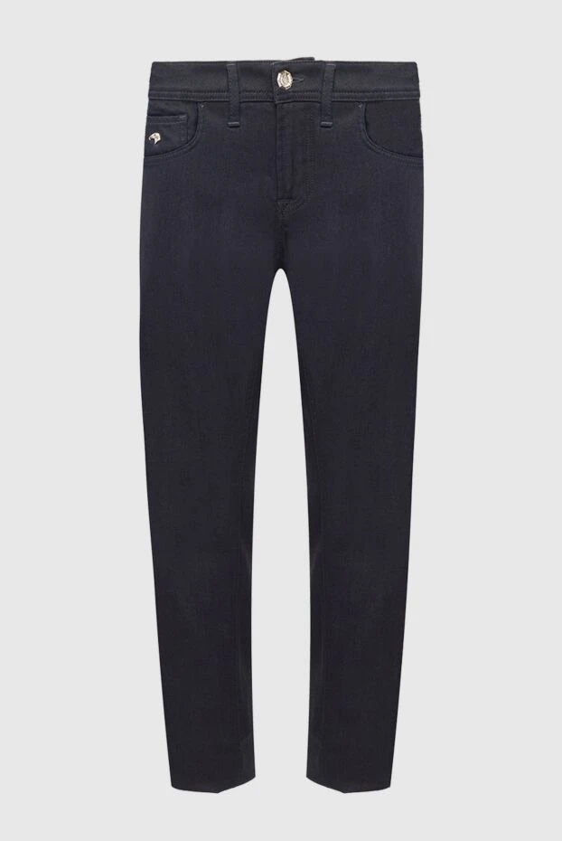 Stefano Ricci джинсы из хлопка и полиэстера серые мужские 162927 - фото 1