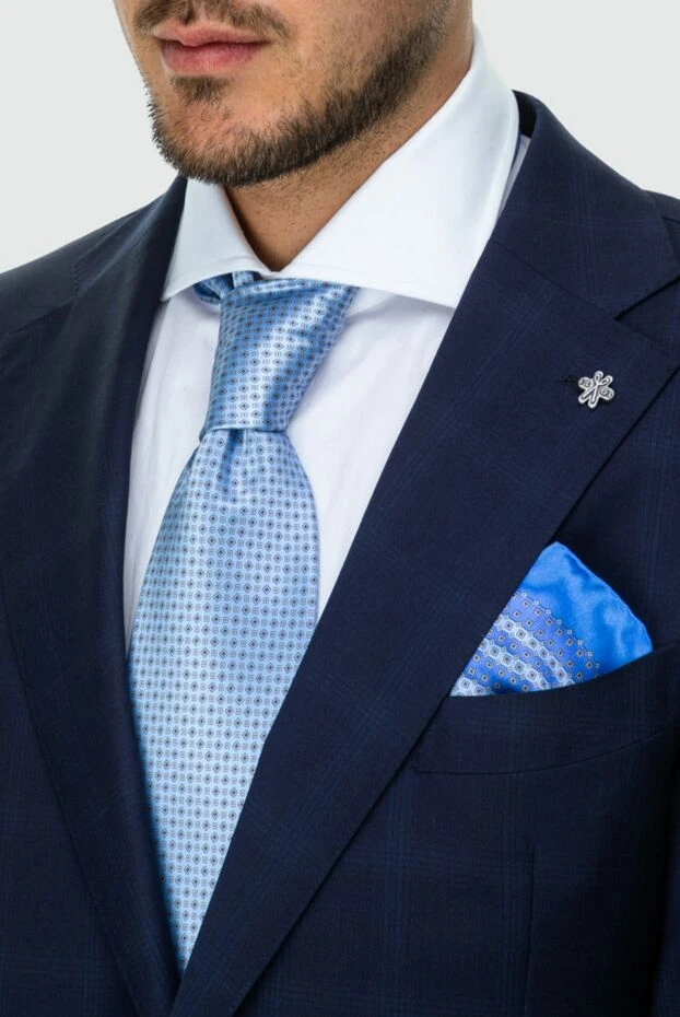 Stefano Ricci blue silk tie for men 162939 - photo 2