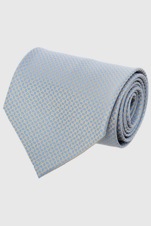 Stefano Ricci галстук из шелка голубой мужской 162958 - фото 1