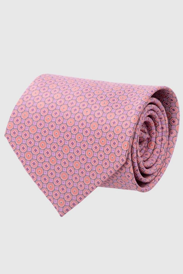 Stefano Ricci галстук из шелка розовый мужской 162963 - фото 1