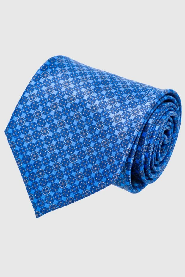 Stefano Ricci краватка з шовку синій чоловічий 162996 - фото 1