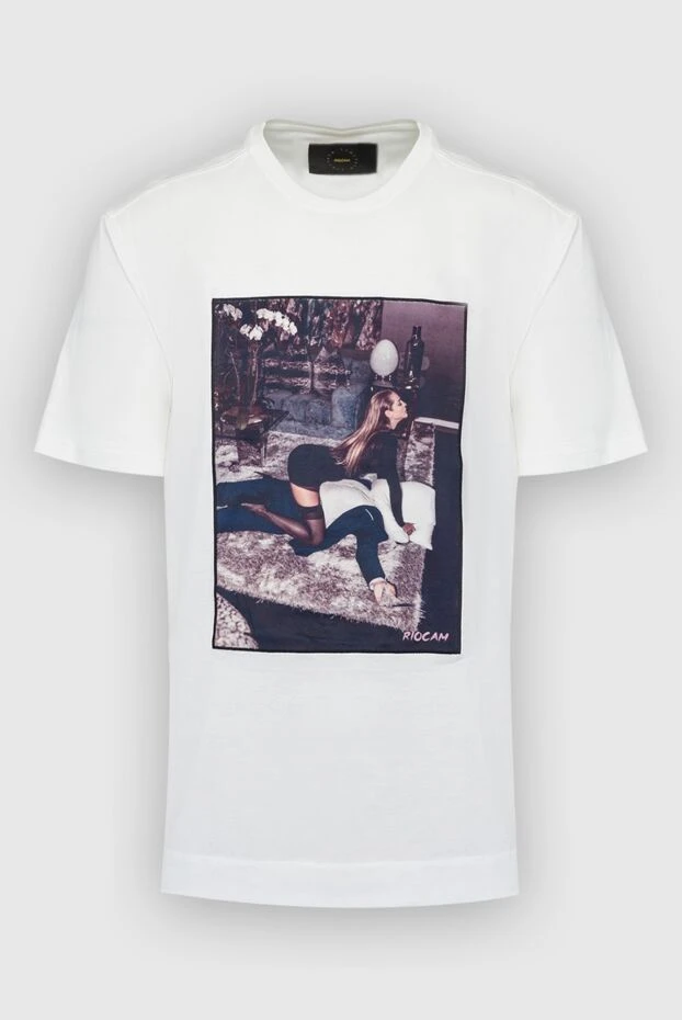 Limitato мужские футболка из хлопка белая мужская купить с ценами и фото 163039 - фото 1