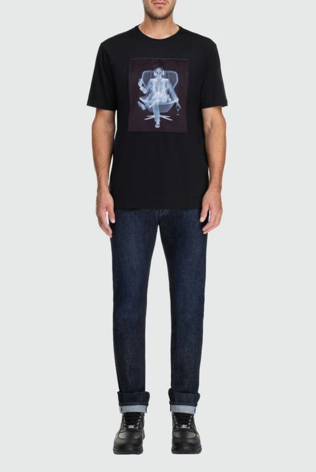 Limitato мужские футболка из хлопка черная мужская купить с ценами и фото 163045 - фото 2