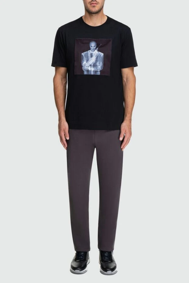 Limitato мужские футболка из хлопка черная мужская купить с ценами и фото 163046 - фото 2