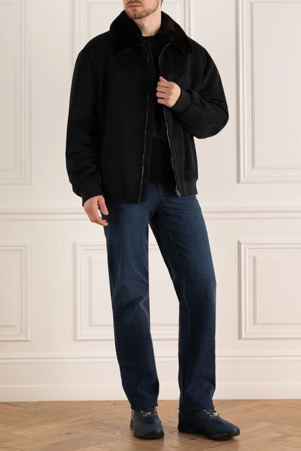 Cesare di Napoli man black wool jacket for men buy with prices and photos 163201 - photo 2