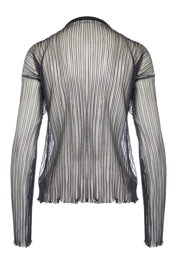 DROMe women's semi-transparent blouse black 196899 - photo 3