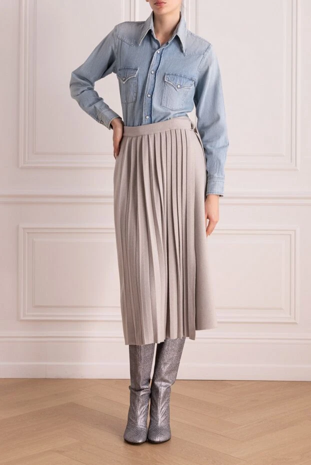 Panicale woman gray skirt for women buy with prices and photos 163261 - photo 2