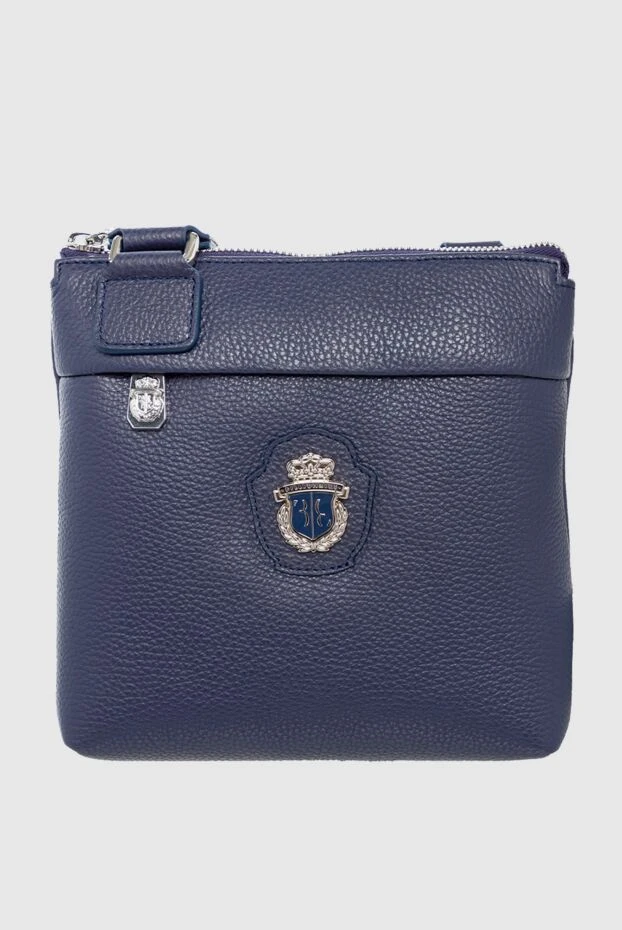 Billionaire man blue genuine leather shoulder bag for men buy with prices and photos 163286 - photo 1