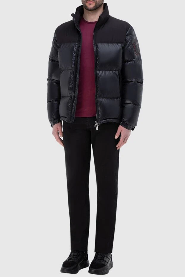 Billionaire man men's down jacket made of polyamide black buy with prices and photos 163292 - photo 2