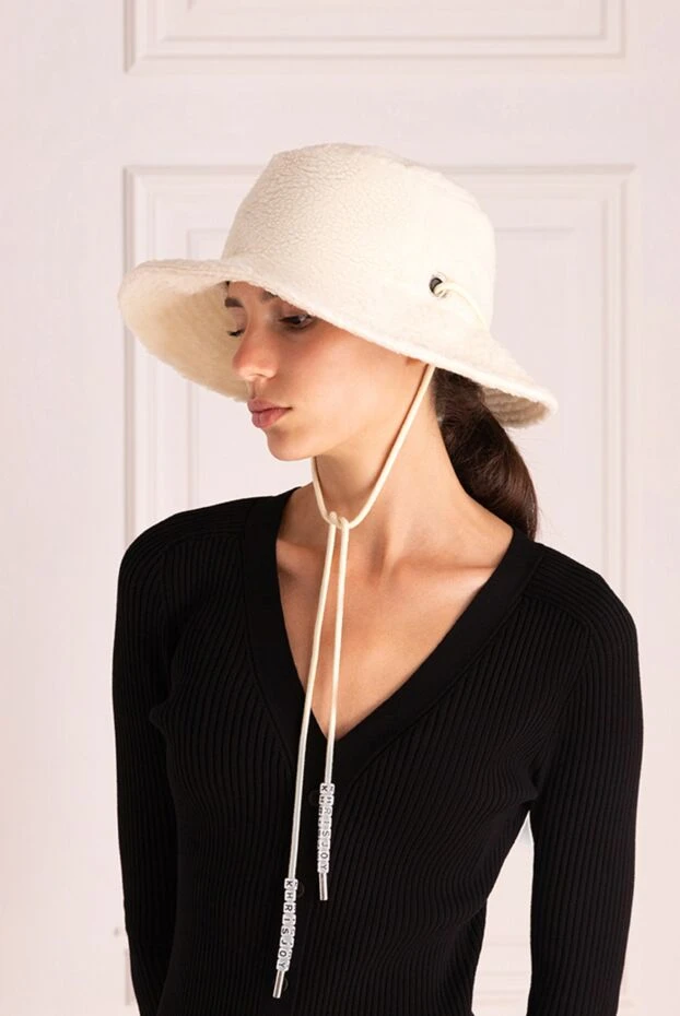 Khrisjoy woman white cotton hat for women 163299 - photo 2