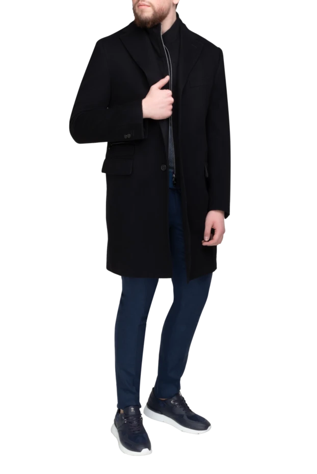 Corneliani man black wool coat for men buy with prices and photos 163318 - photo 2