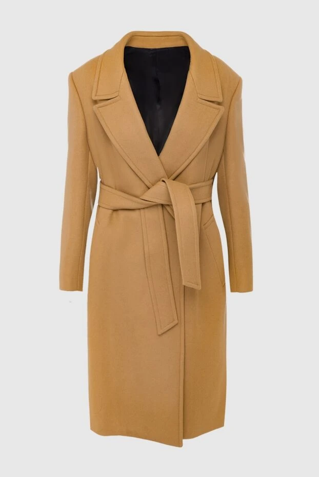 Celine жіночі пальто з вовни та кашеміру коричневе жіноче купити фото з цінами 163326 - фото 1