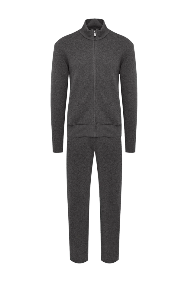 Corneliani man men's sports suit made of cotton and polyamide, gray buy with prices and photos 163329 - photo 1