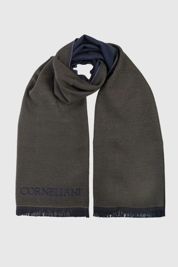 Corneliani man wool scarf green for men buy with prices and photos 163341 - photo 1