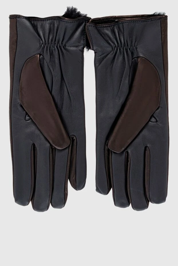 Moorer man men's gloves black made of genuine leather 180067 - photo 3