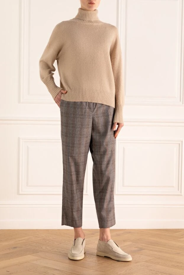 Peserico женские брюки серые женские купить с ценами и фото 163366 - фото 2