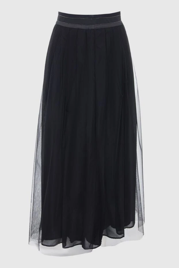 Peserico black polyester skirt for women 163375 - photo 1