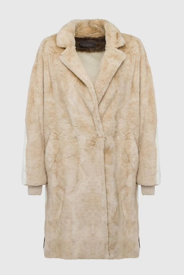Lorena Antoniazzi woman beige women's fur coat buy with prices and photos 163396 - photo 1