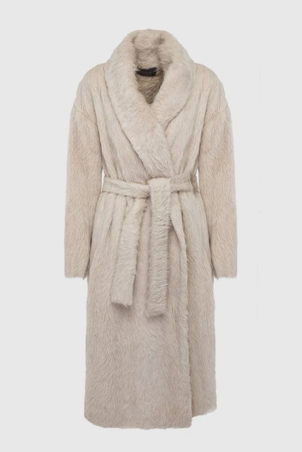 Lorena Antoniazzi woman beige alpaca and wool coat for women buy with prices and photos 163401 - photo 1