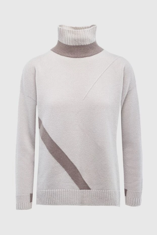 Lorena Antoniazzi woman beige cashmere jumper for women buy with prices and photos 163432 - photo 1