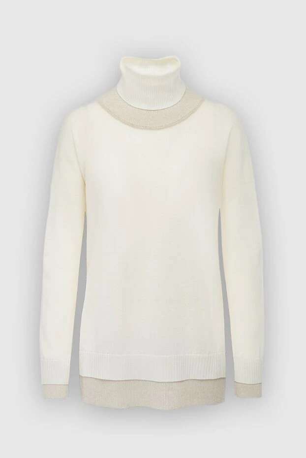 Lorena Antoniazzi woman white cashmere and viscose jumper for women buy with prices and photos 163433 - photo 1