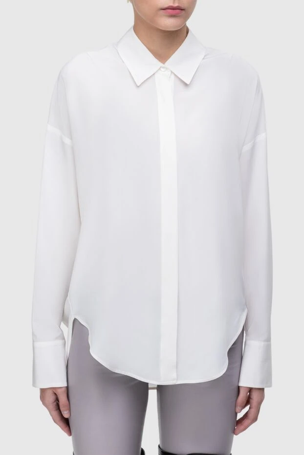 Lorena Antoniazzi жіночі блуза з шовку біла жіноча купити фото з цінами 163437 - фото 2