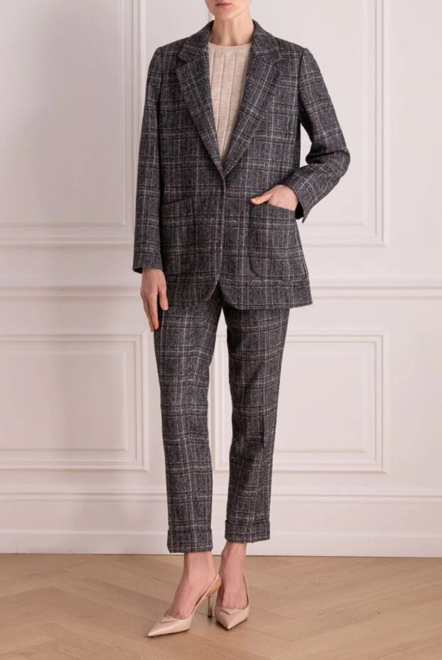 Lorena Antoniazzi woman women's gray trouser suit buy with prices and photos 163439 - photo 2