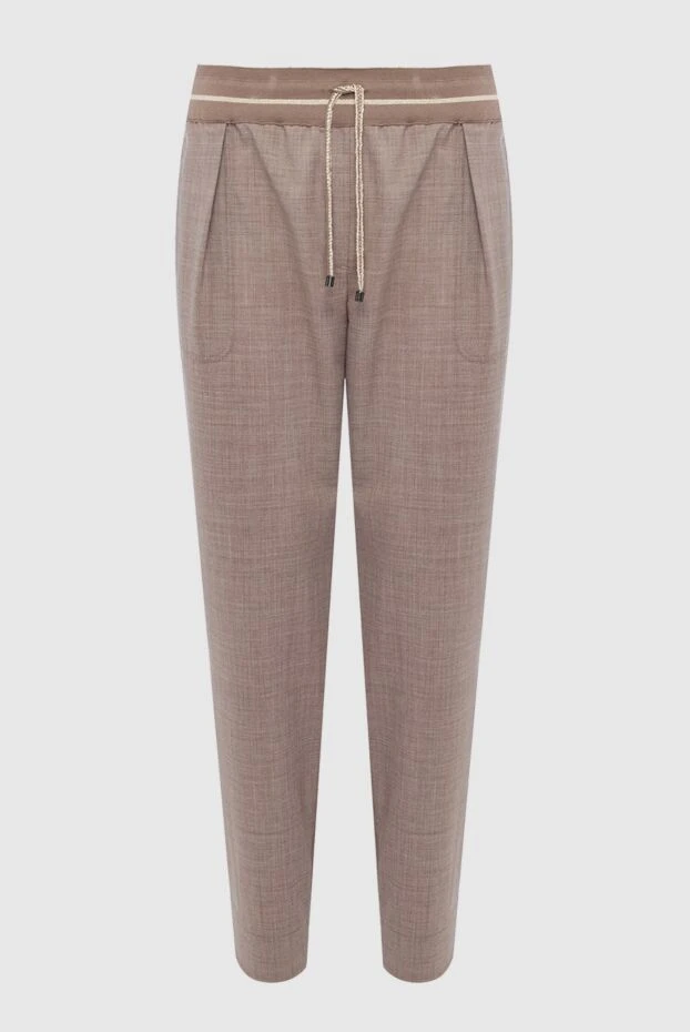 Lorena Antoniazzi woman beige wool trousers for women buy with prices and photos 163443 - photo 1