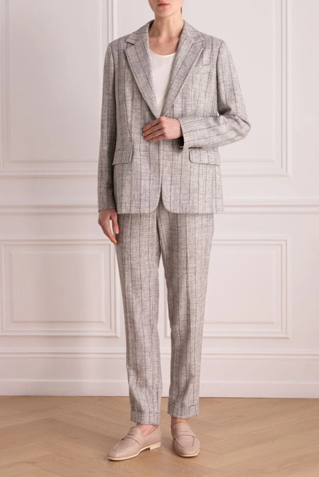 Lorena Antoniazzi woman women's gray trouser suit buy with prices and photos 163446 - photo 2