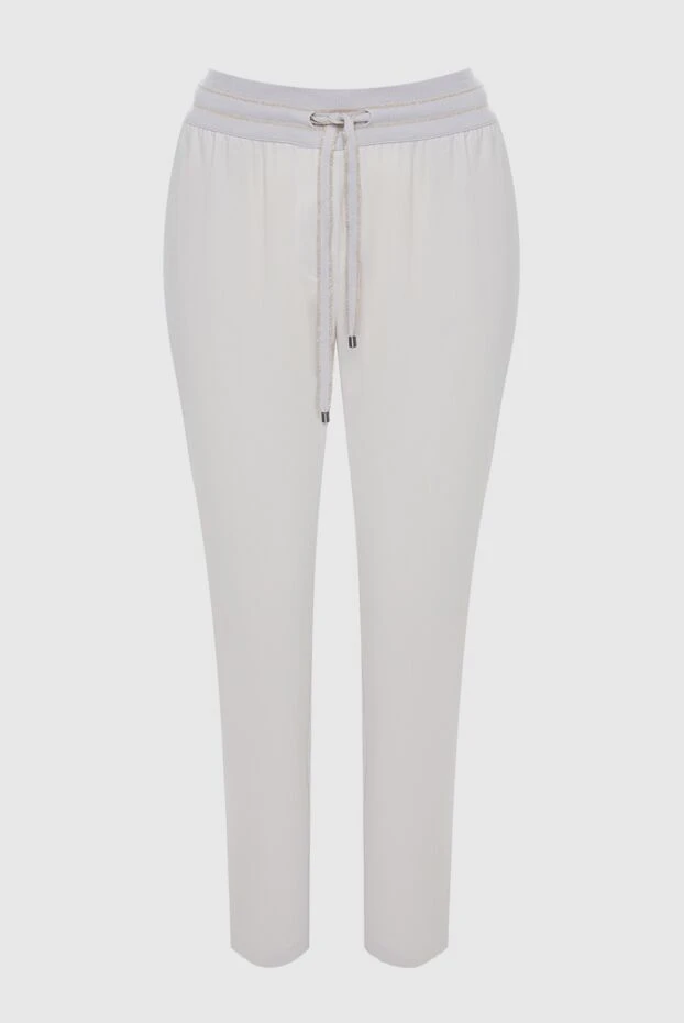 Lorena Antoniazzi woman gray wool and polyamide trousers for women buy with prices and photos 163449 - photo 1