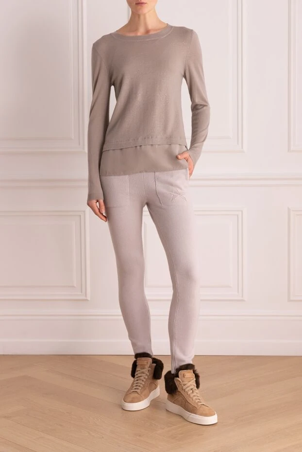 Lorena Antoniazzi woman gray trousers for women buy with prices and photos 163487 - photo 2