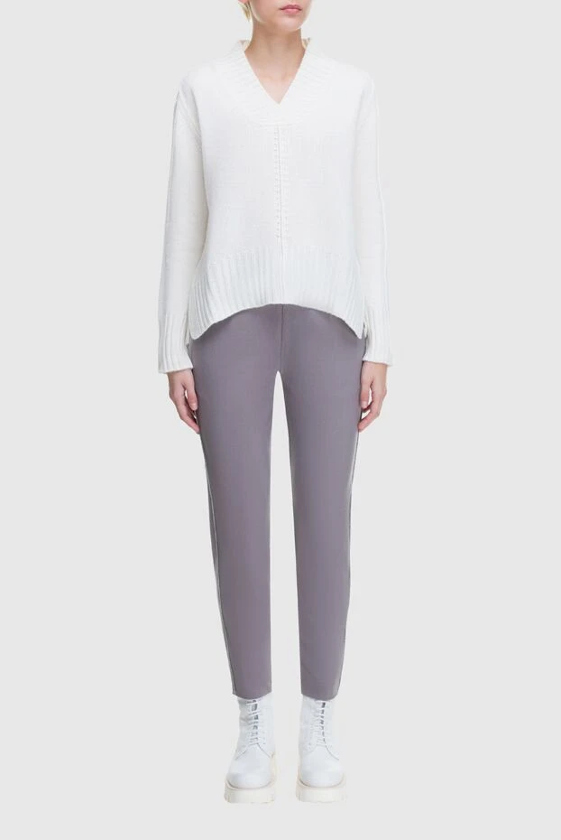Lorena Antoniazzi woman white cashmere jumper for women buy with prices and photos 163498 - photo 2