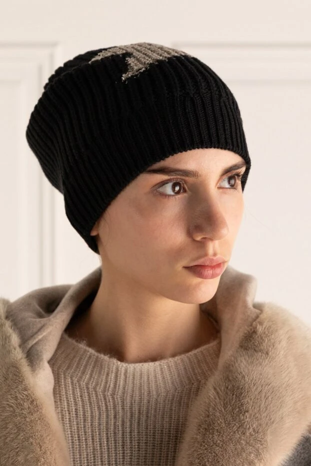 Lorena Antoniazzi woman black cap for women 163510 - photo 2