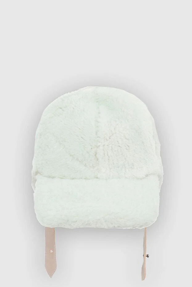 Lorena Antoniazzi жіночі кепка з бавовни та шкіри біла жіноча купити фото з цінами 163515 - фото 1