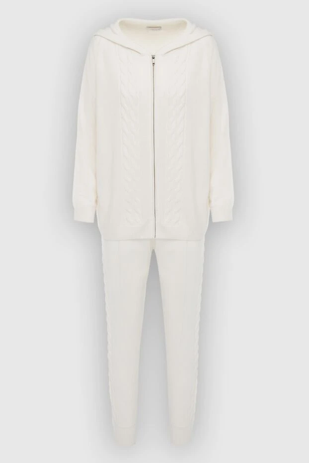 Cashmere & Silk Milano white cashmere walking suit for women 163536 - photo 1