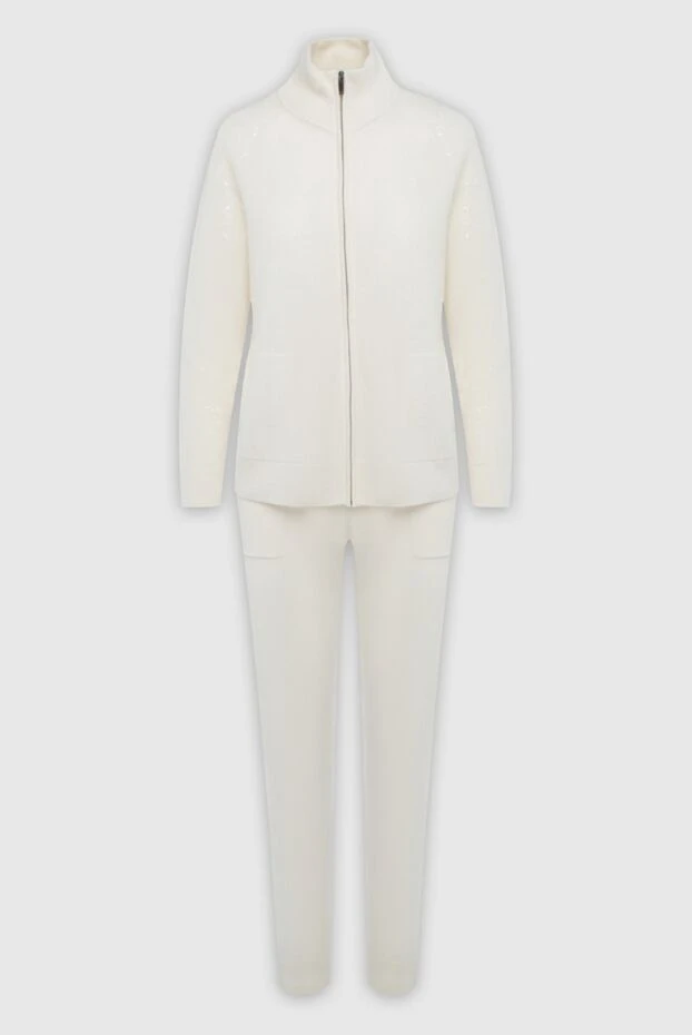 Cashmere & Silk Milano жіночі костюм прогулянковий із кашеміру білий жіночий купити фото з цінами 163537 - фото 1