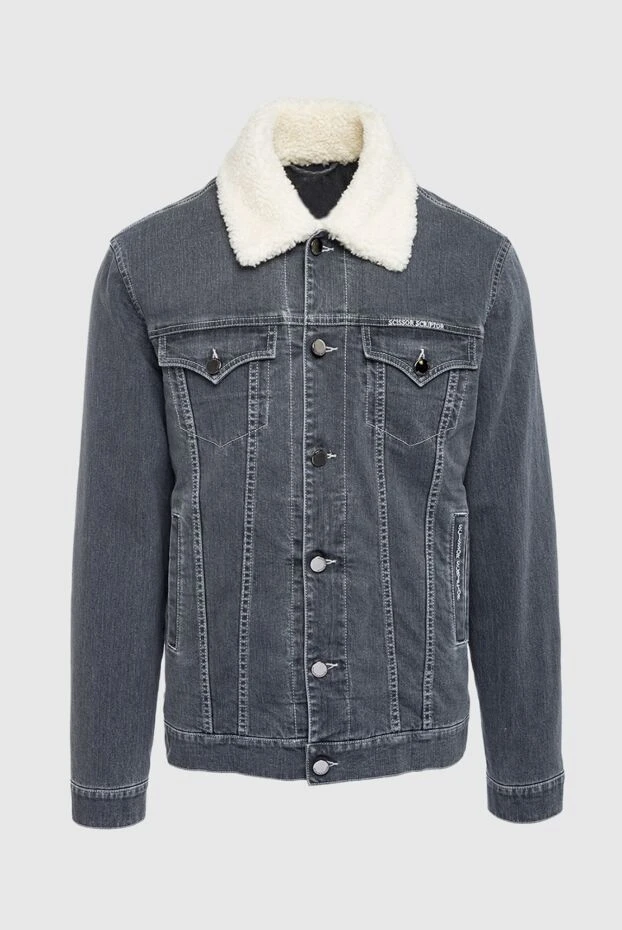 Scissor Scriptor мужские куртка джинсовая из хлопка и эластана серая мужская купить с ценами и фото 163557 - фото 1