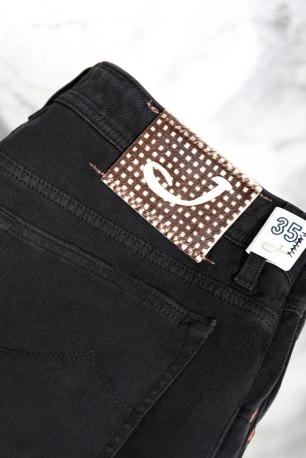 Jacob Cohen men's jeans black stretch denim 163599 - photo 2