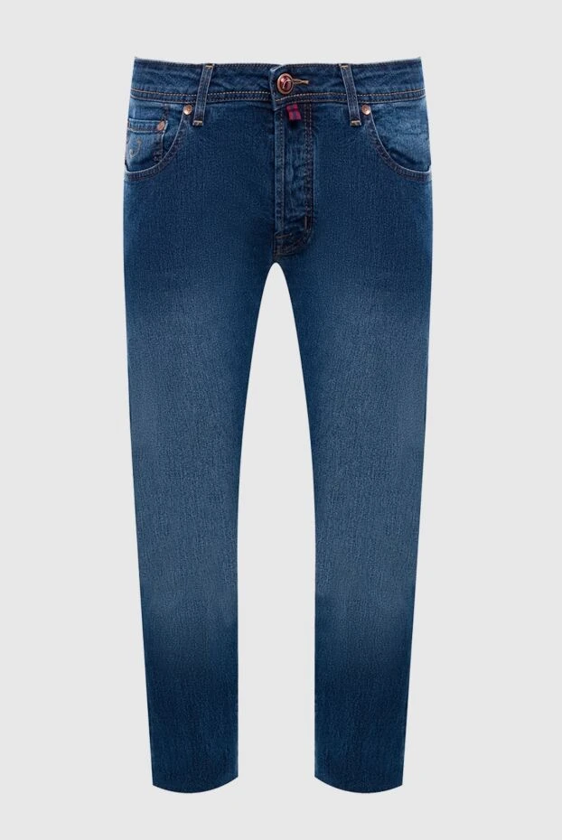 Jacob Cohen мужские джинсы из хлопка и нейлона синие мужские купить с ценами и фото 163600 - фото 1