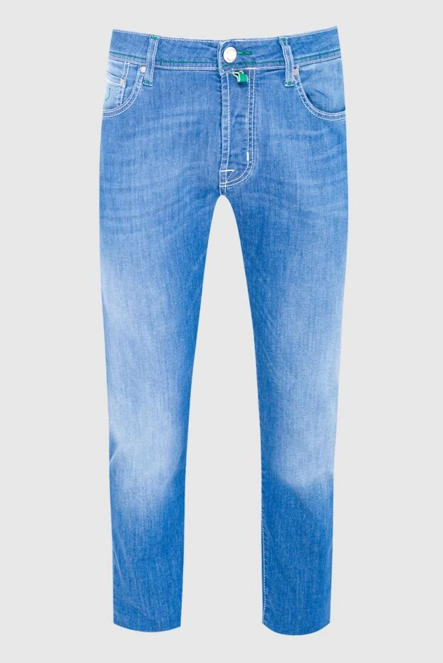 Jacob Cohen мужские джинсы из хлопка и полиэстера голубые мужские купить с ценами и фото 163601 - фото 1