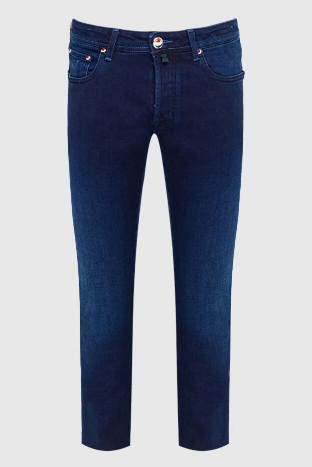Jacob Cohen мужские джинсы из хлопка и эластомера синие мужские купить с ценами и фото 163602 - фото 1