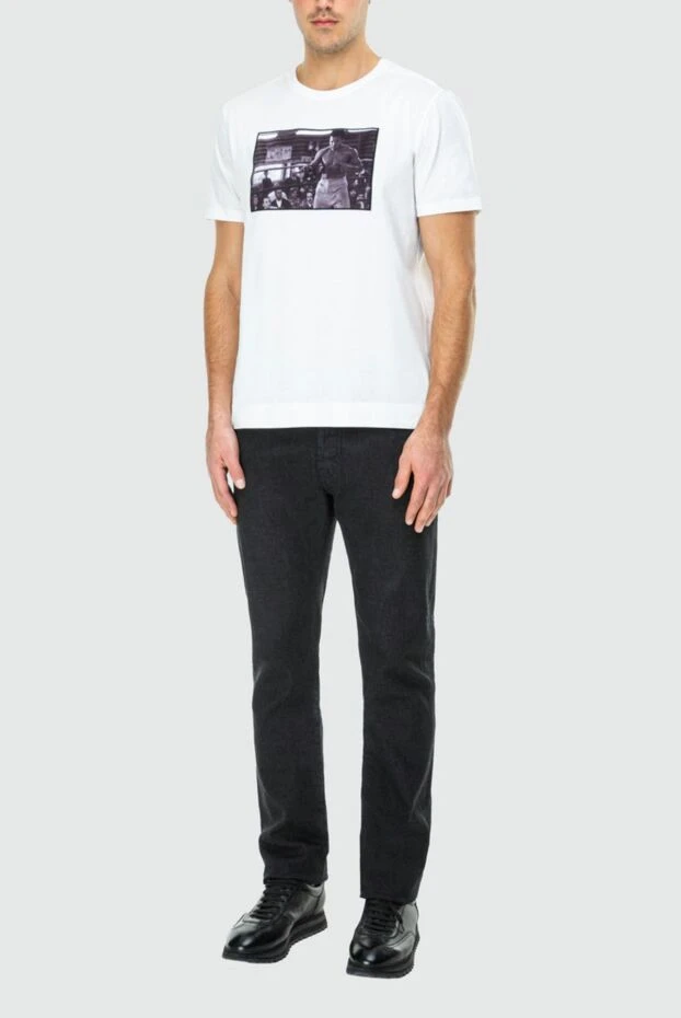 Jacob Cohen чоловічі джинси з бавовни сірі чоловічі купити фото з цінами 163605 - фото 2