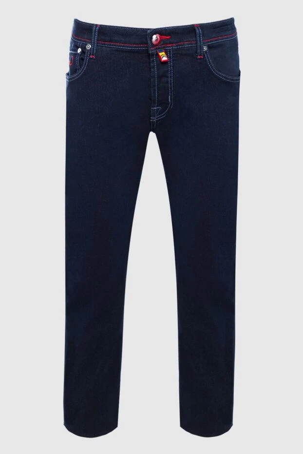 Jacob Cohen man blue cotton jeans for men buy with prices and photos 163606 - photo 1
